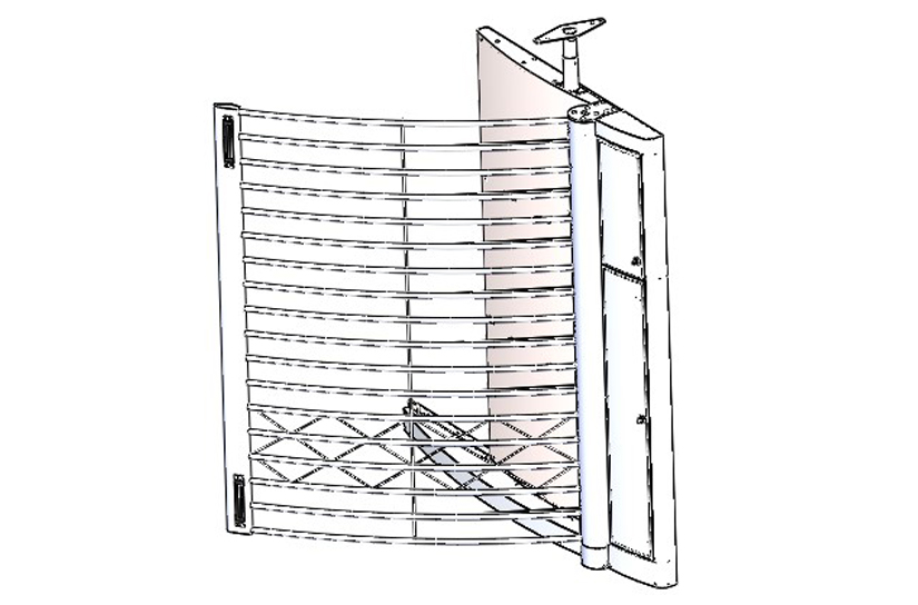 Grilles à vantaux